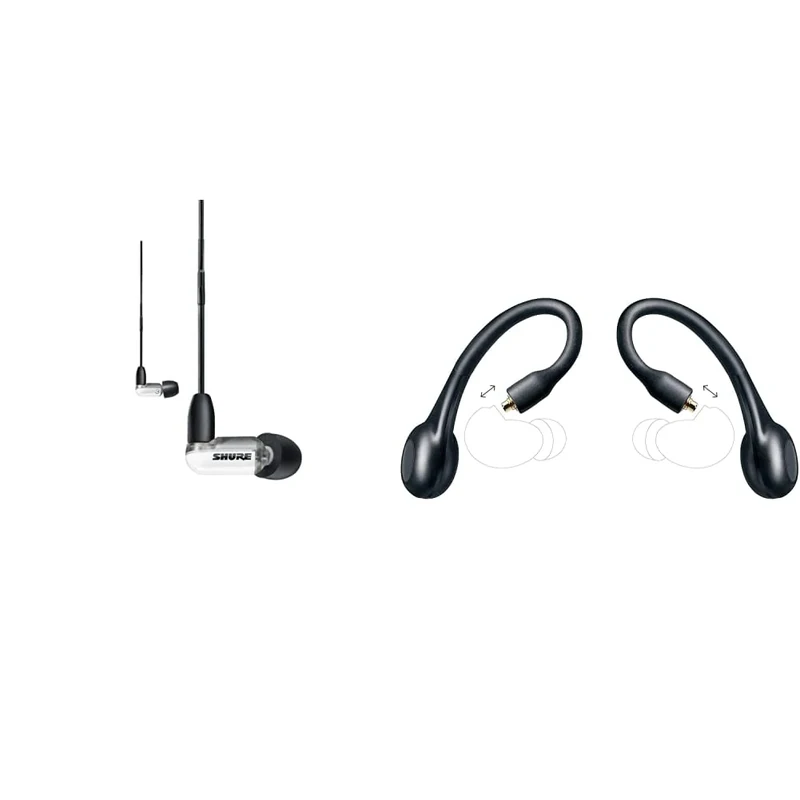 Shure AONIC 3 True Wireless Earbuds Bundle with SE315 Sound Isolating Earphones Plus RMCE-TW2 Bluetooth Adapter, Clear Sound, Single Driver with BassPort, Secure In-Ear Fit, Durable Quality - White