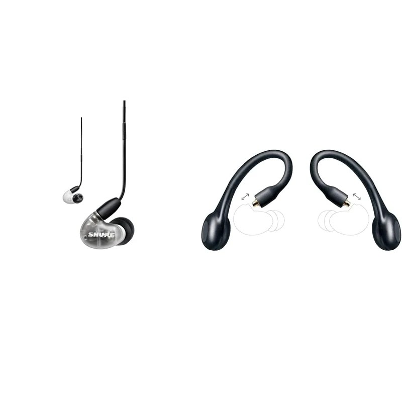 Shure AONIC 4 True Wireless Earbuds Bundle with SE425 Sound Isolating Earphones + RMCE-TW2 Bluetooth Adapter, Detailed Sound, Dual-Driver Hybrid, Secure In-Ear Fit, Durable Quality - White