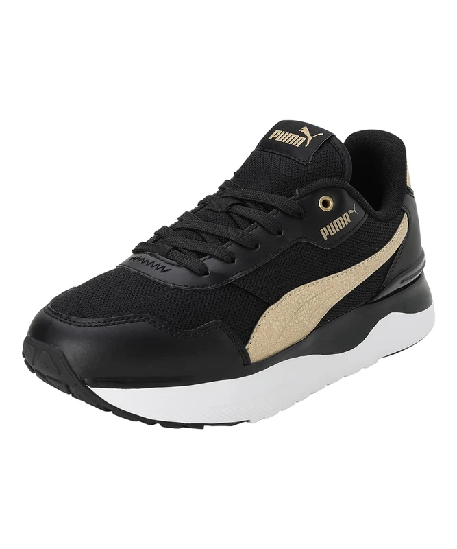 PUMA R78 Voyage Distressed, Women's Sneakers, Black/White, 4 UK - Image 1