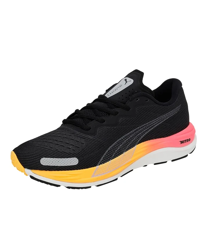 Puma Velocity Nitro 2, Men's Football Boots, Black/White, 12 UK