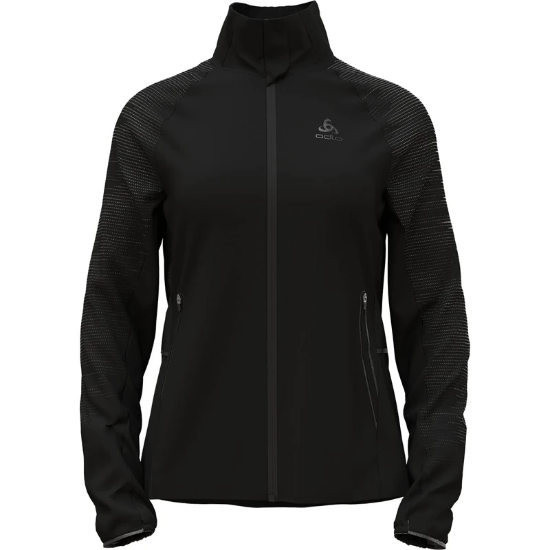Odlo Women's Zeroweight Pro Warm Reflect Jacket Running, Black, M