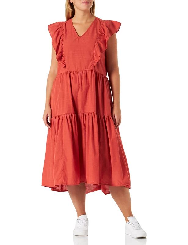 Noa Noa Women's Organic Summer Cotton Dress, Ginger, 46