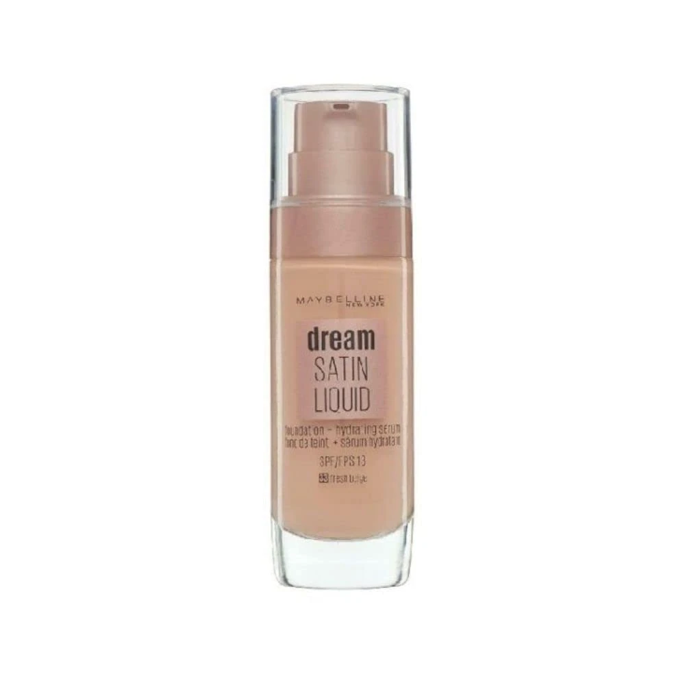 3x Maybelline New York Dream Satin Liquid Foundation 30ml - 33 Fresh Beige
