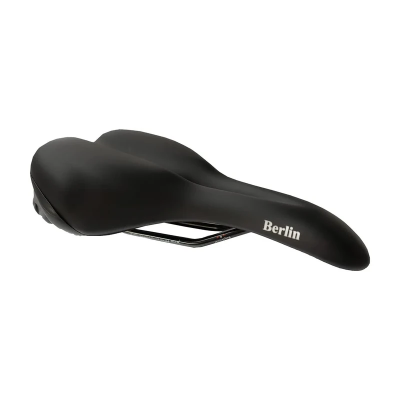 P & P pro cycling Unisex - Adult Berlin 030 Comfortable Saddle, Black, 265 x 190 mm