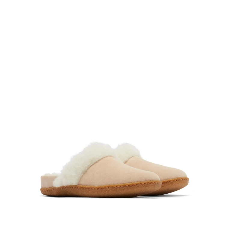 Sorel NAKISKA SLIDE II Women's Slippers, Brown (Nova Sand x Gum 17), 4 UK