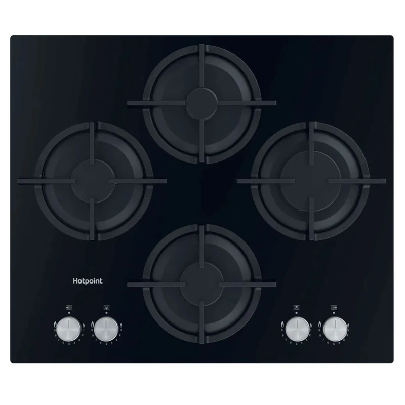 Hotpoint HGS 61S BK 60cm 4 Burner Gas Hob - Black