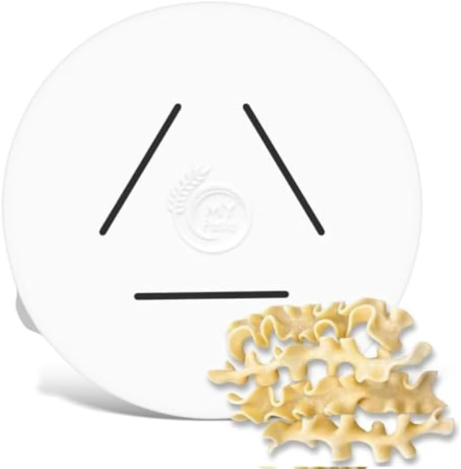 MY Pasta - Reginette wide wavy ribbon noodles - Accessories for pasta maker pasta disc compatible with Pasta Maker Avance 7000 Matrices Pasta disc for homemade pasta pasta die