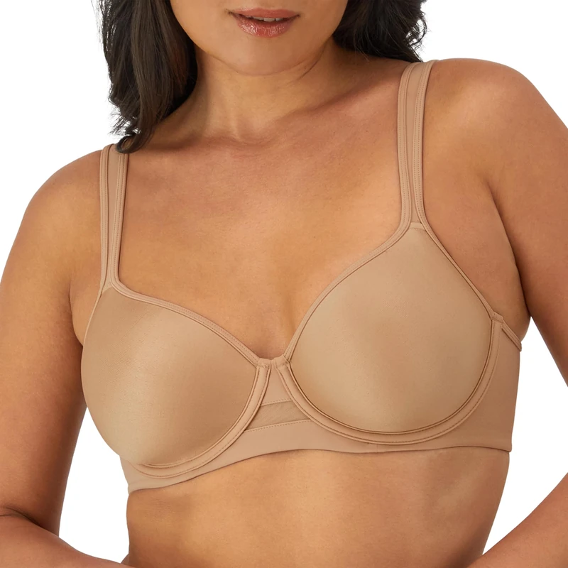 Bali Women's One Smooth U Ultra Light Minimizer Underwire Bra Df3490, Opaque, Taupe, 38C - Image 1