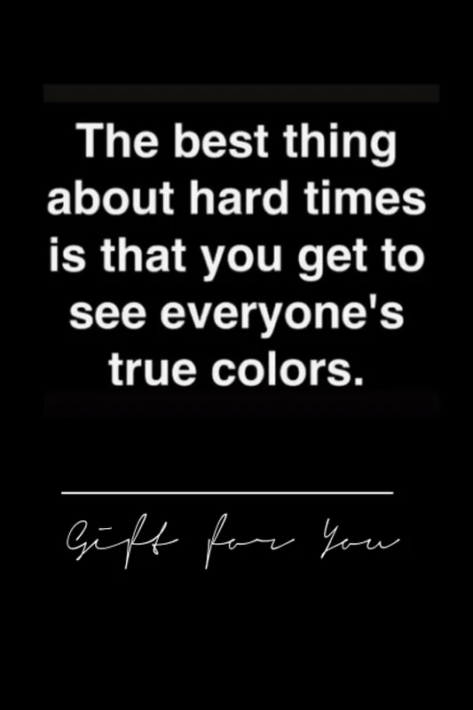 xkhcfuryt70 the best thing about hard times is that - 120page notebook