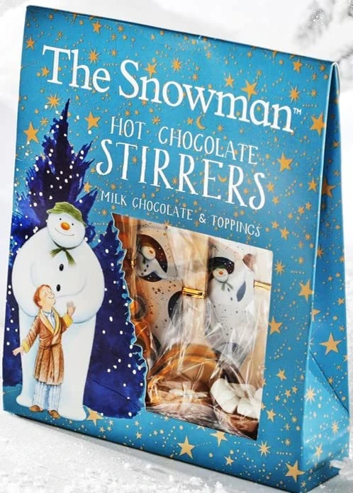 Milk Hot Chocolate Spoons Topped with Mini Marshmallows and Star Sprinkles Gift Set - Kids Children Adult Treat