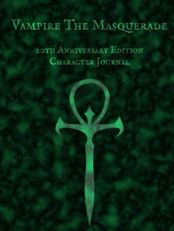 Vampire The Masquerade 20th Anniversary Edition Character Journal (Hard Cover): Neonate/Standard Edition (Tabletop RPG Journals) - Image 1