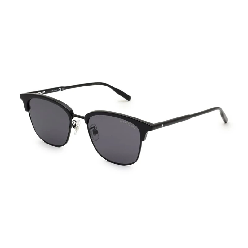 Montblanc MB0136SK Sunglass Man Metal Glasses, Men, Multicoloured, One Size