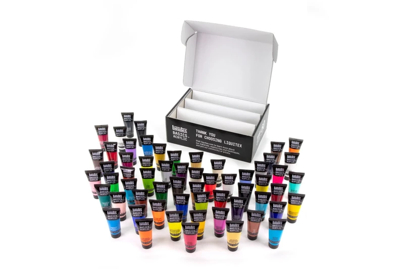 Liquitex Acrylic Basics Set of 60 x 22 ml Colours