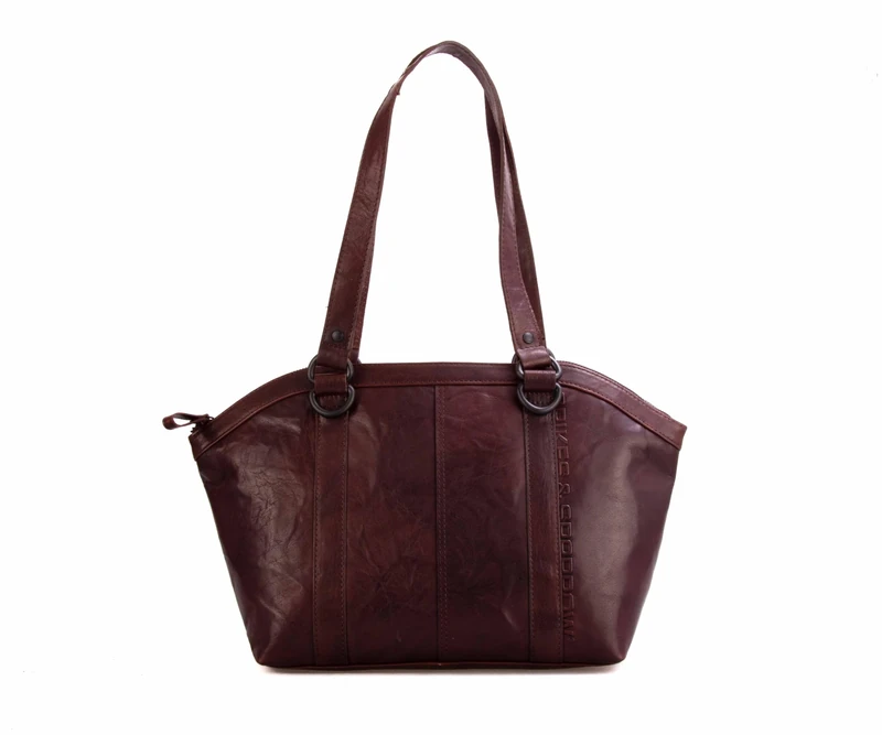 Spikes & Sparrow Durango Handbag, Dark Brown