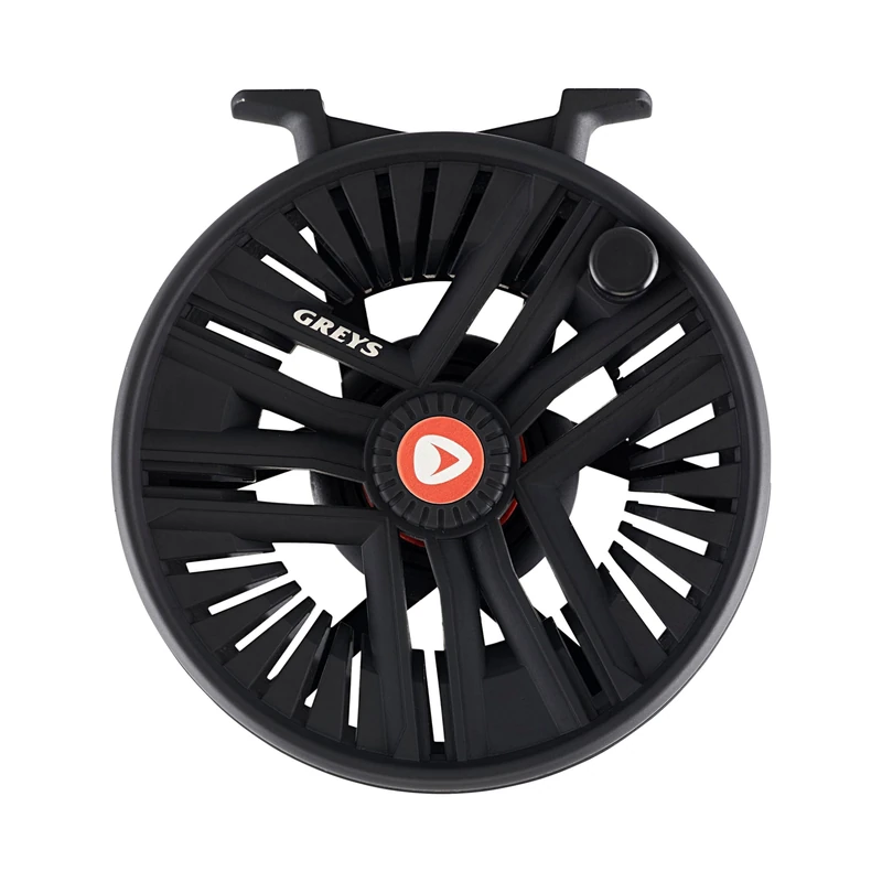 Greys Fin Fly Fishing Reel | Large Arbor Fly Reel | Freshwater Fishing | Disc Drag Di-Cast Aluminium | Smooth Retrieve With Left To Right Conversion | Supplied With Protective Reel Pouch | 9/10