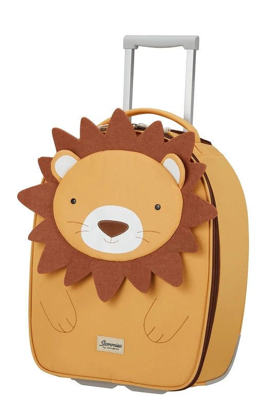 Samsonite Happy Sammies Eco - Upright XS Children's Luggage, 45 cm, 22.5 L, Yellow (Lion Lester)