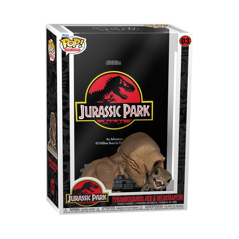 Funko Pop! Movie Poster: Jurassic Park - Tyrannosaurus - Collectable Vinyl Figure - Gift Idea - Official Merchandise - Toys for Kids & Adults - Movies Fans - Model Figure for Collectors and Display - Image 1