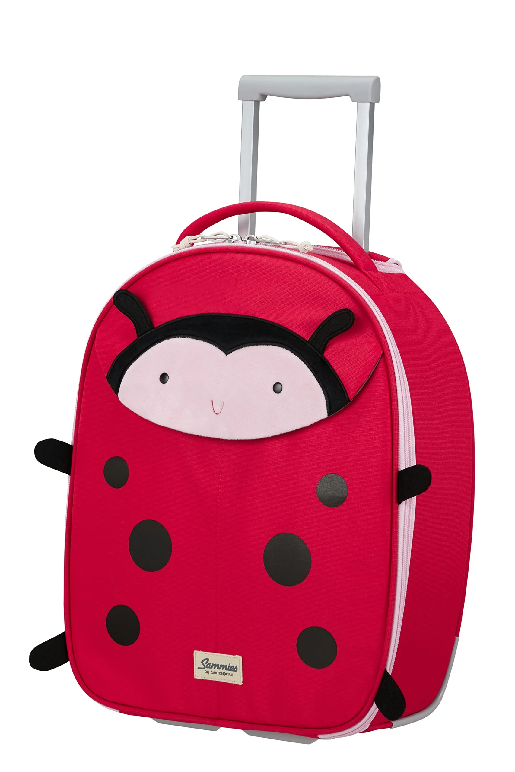 Samsonite Happy Sammies Eco - Upright XS Children's Luggage, 45 cm, 22.5 L, Red (Ladybug Lally)