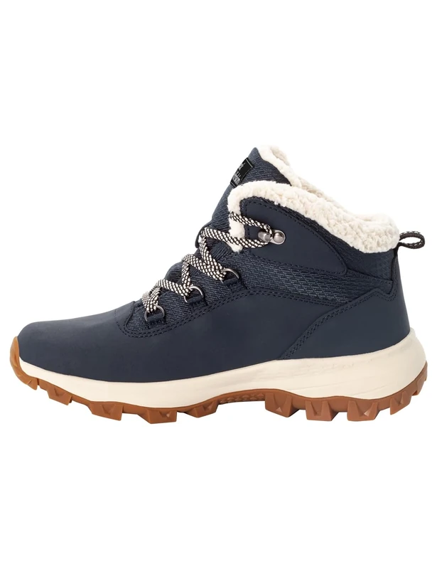 Jack Wolfskin Everquest Texapore MID W, Sneaker, Dark Blue/Off-White,