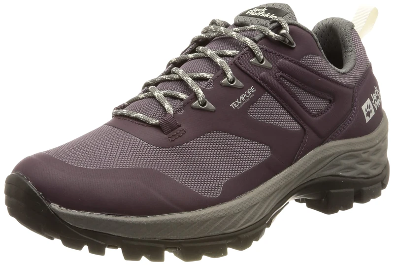 Jack Wolfskin Rebellion Guide Texapore Low W, Walking Shoe, Purple/Grey,