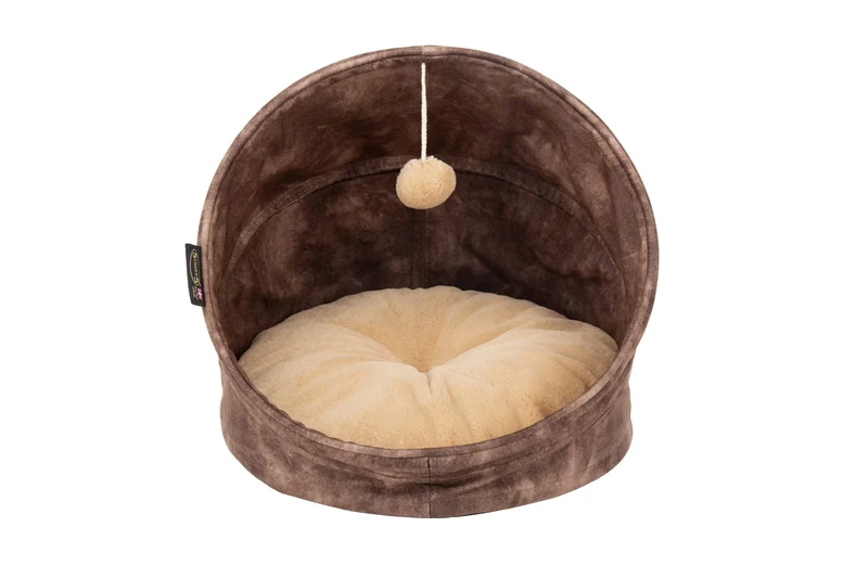 Scruffs Kensington Cat Bed Chocolate