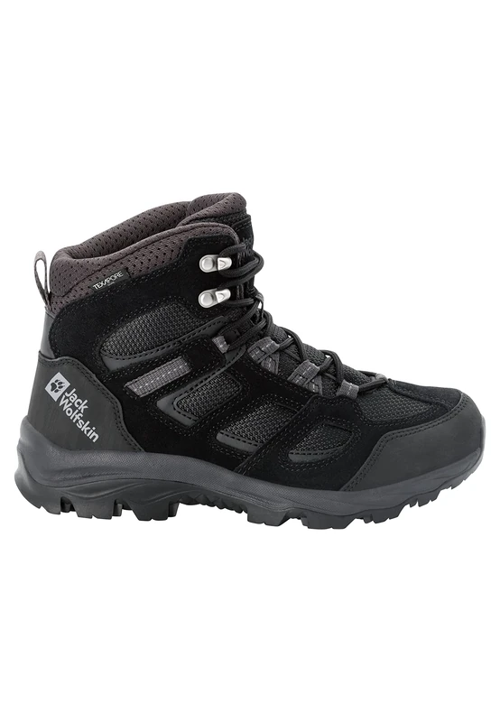 Jack Wolfskin Vojo 3 Texapore MID W, Walking Shoe, Black,