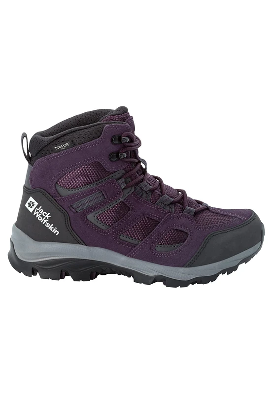 Jack Wolfskin Vojo 3 Texapore MID W, Walking Shoe, Purple/Grey,