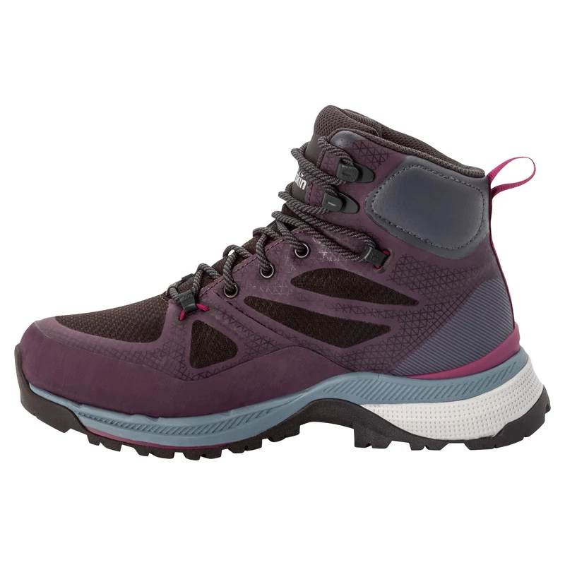 Jack Wolfskin Force Striker Texapore MID W, Walking Shoe, Purple/Grey,