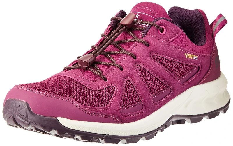 Jack Wolfskin Women's Woodland 2 Vent Low W Walking Shoe, Wild Berry, 7 UK
