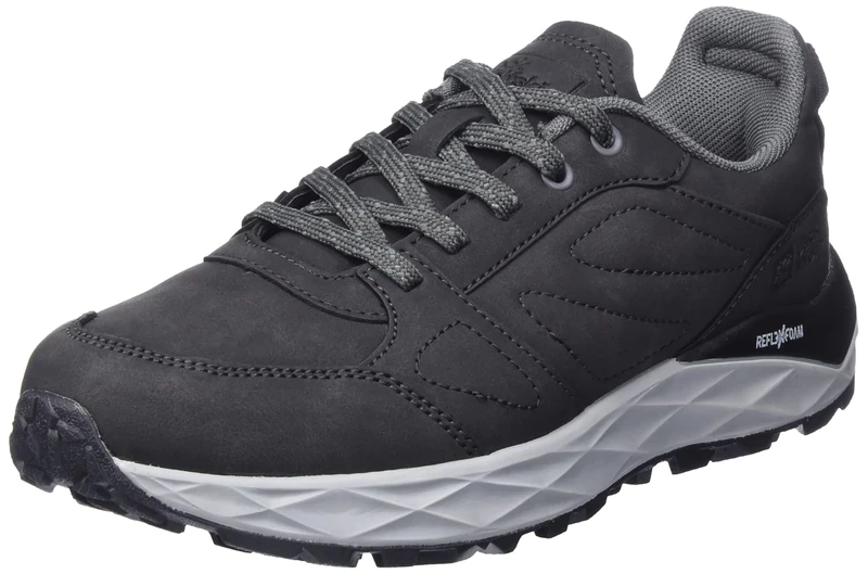 Jack Wolfskin Women's Portland Low W Walking Shoe, Black, 6 UK - Image 1