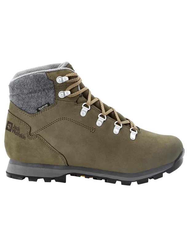 Jack Wolfskin Thunder Bay Texapore MID M, Sneaker, Khaki/Grey,