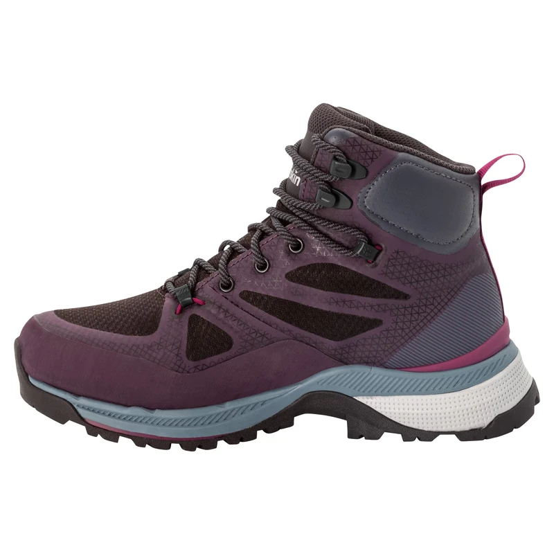 Jack Wolfskin Force Striker Texapore MID W, Walking Shoe, Purple/Grey,