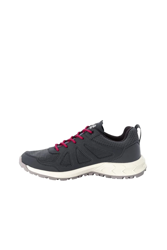 Jack Wolfskin Woodland 2 Texapore Low W, Walking Shoe, Grey/red,
