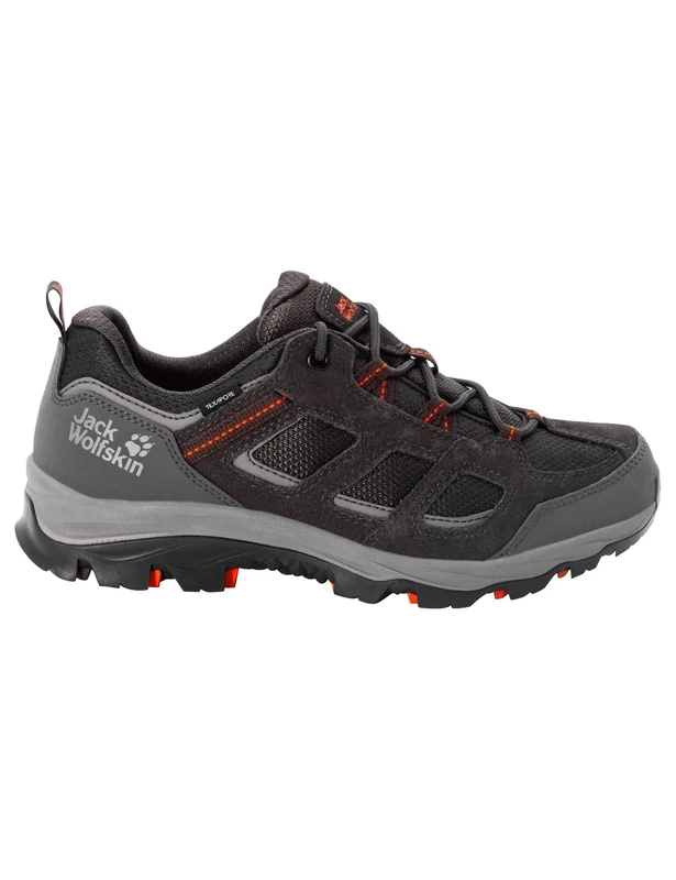 Jack Wolfskin Men's Vojo 3 Texapore Low M Hiking Shoe, Grey Orange, 12.5 UK