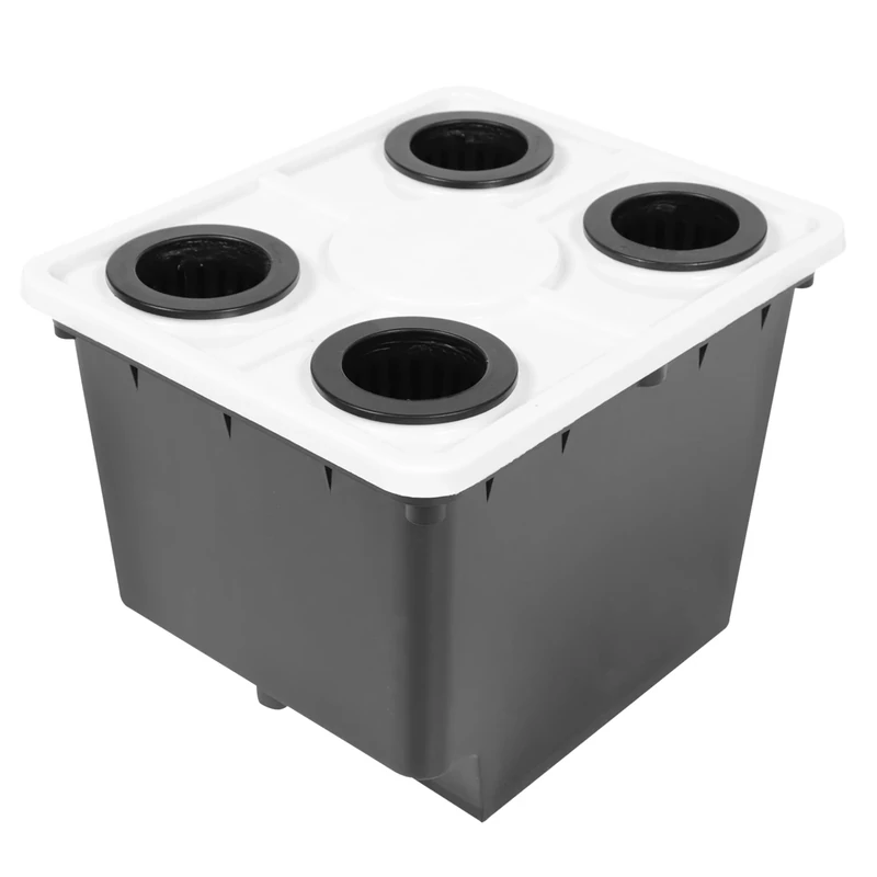 Happyyami Air Plants Air Plants Hydroponic System Growing Kit Hydroponic Grow Box Plant Starter Bucket for Greenhouse Soilless Vegetables Fruits Cultivation Bucket Glass Containers Glass Containers