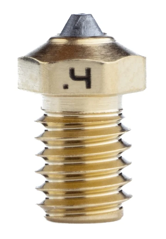 US Synthetic Diamondback PCD 3D Printer Nozzle - 0.4mm