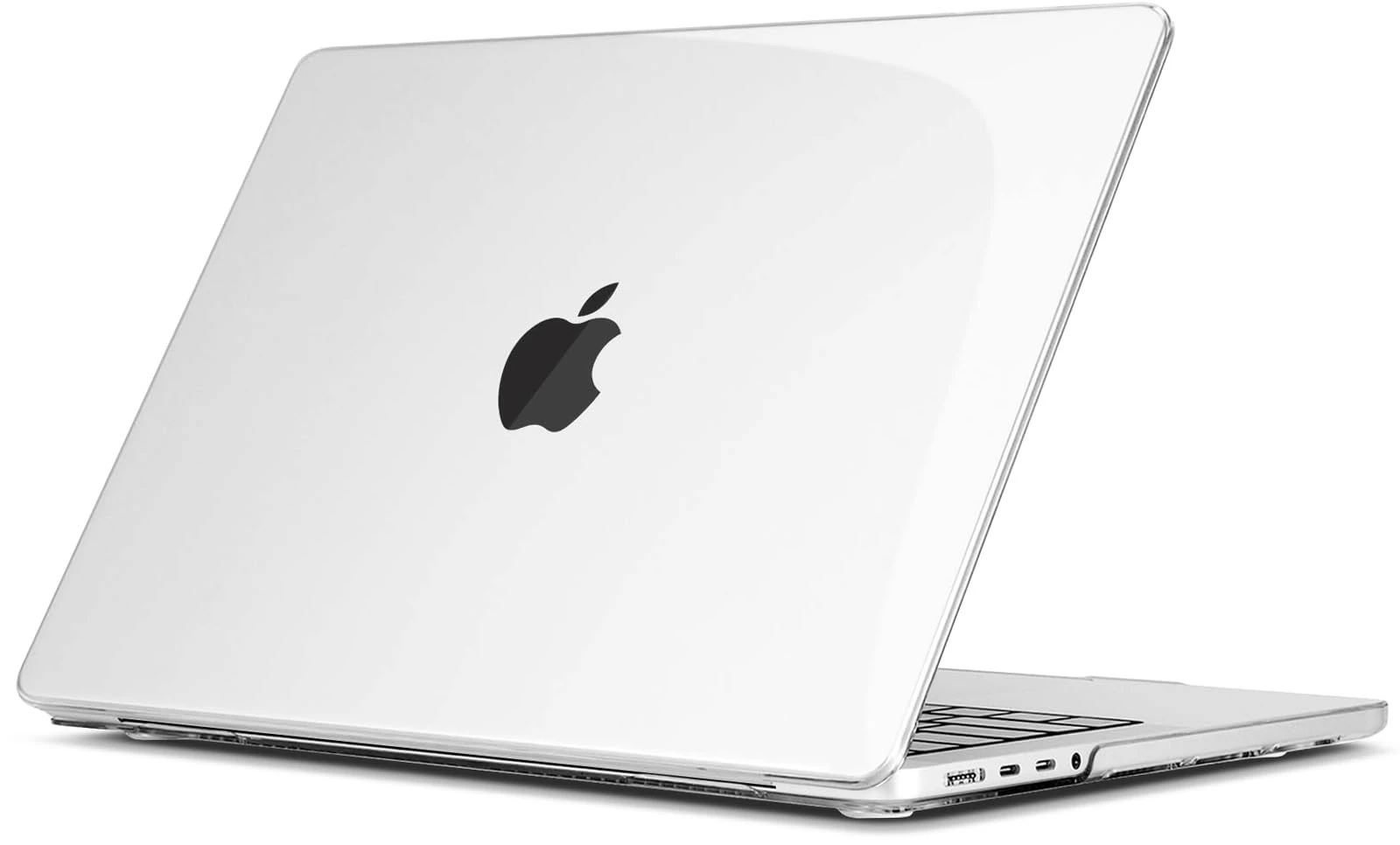 TECOOL Case compatible with MacBook Pro 14 inch 2021-2024 M4 M3 M2 M1 Pro/Max (A3401 A3185 A3112 A2992 A2918 A2779 A2442), Plastic Snap On Hard Shell Cover, Crystal Clear (Glossy)