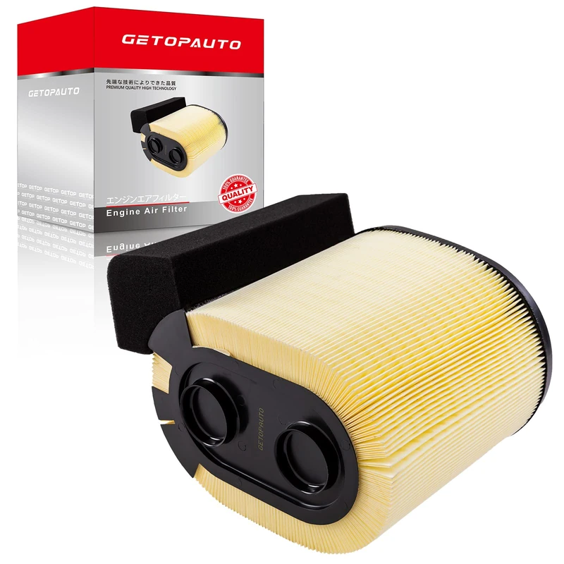 GETOPAUTO FA-1927 Engine Air Filter.For 2017 2018 2019 Ford F250 F350 F450 F550 Super Duty with 6.7L V8 Powerstroke Diesel Engine.Replaces FA1927, HC3Z9601A,HC349601AF, PA8219
