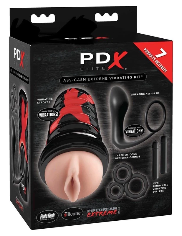 PDX Elite Toy Set-5462160000 Schwarz One Size