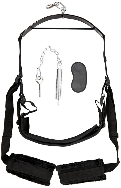 Fetish Fantasy Series Spinning Fantasy Swing Love Swing Schwarz One Size