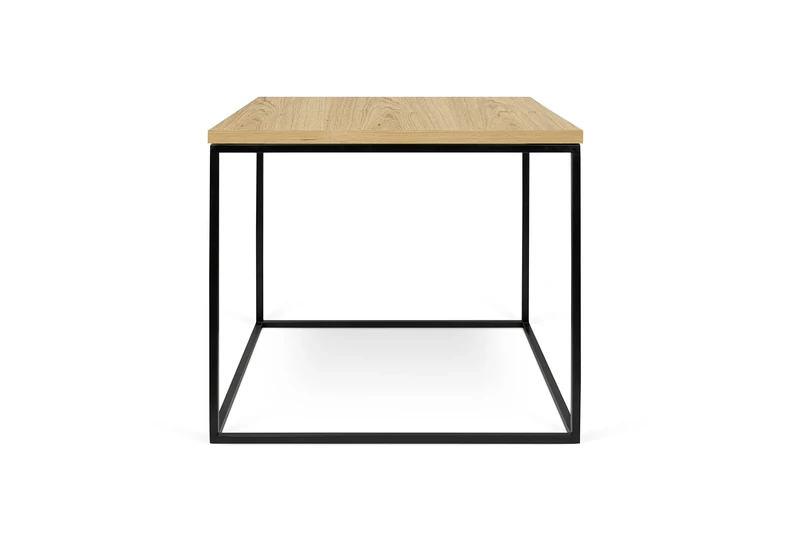 TemaHome Sofa end, Metal Oak, Beech Wood, 50x50x45