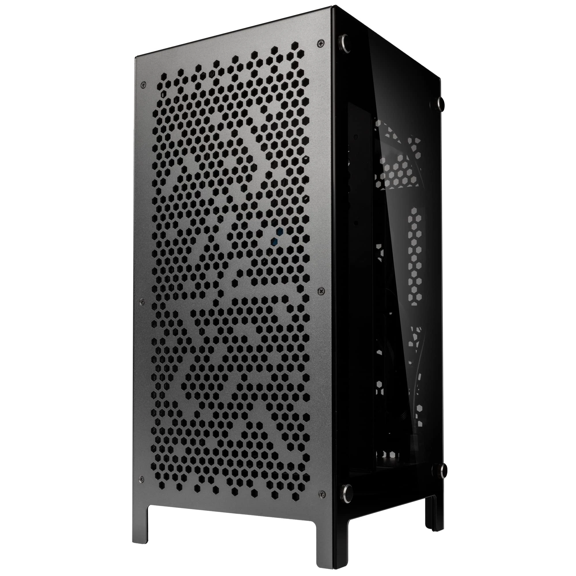 Kolink Rocket Complex Mini-ITX Tower PC Case - Gunmetal Grey with Aluminium Build and High-End Cooling Support