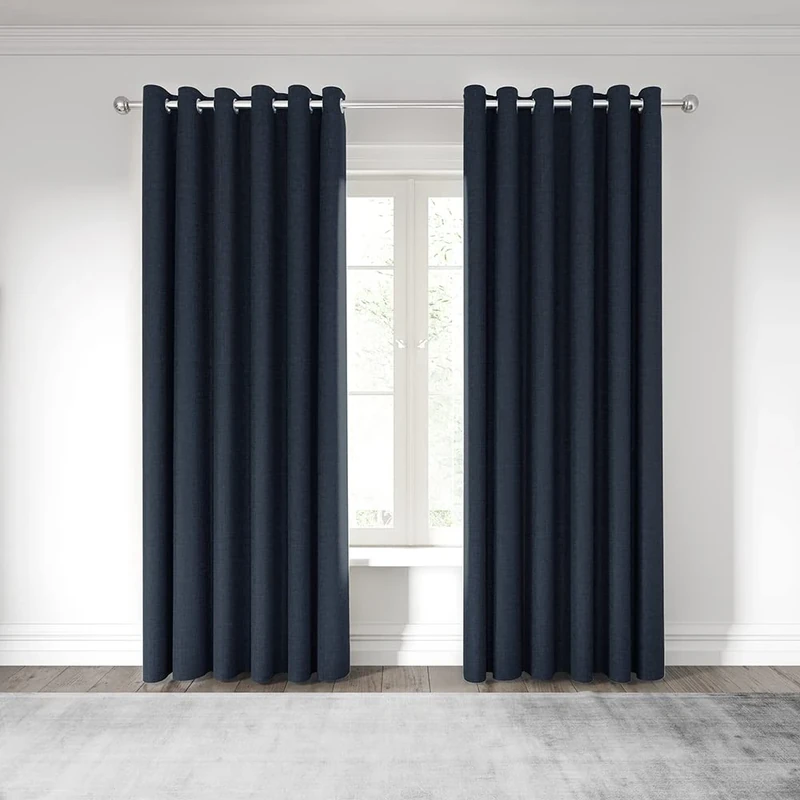 Nicole Scherzinger Nalu, Kalo Lined Curtains, Blue