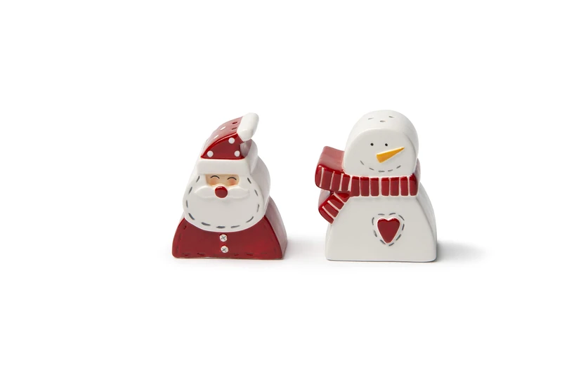 Excelsa Snowman Salt/Pepper Set, Ceramic