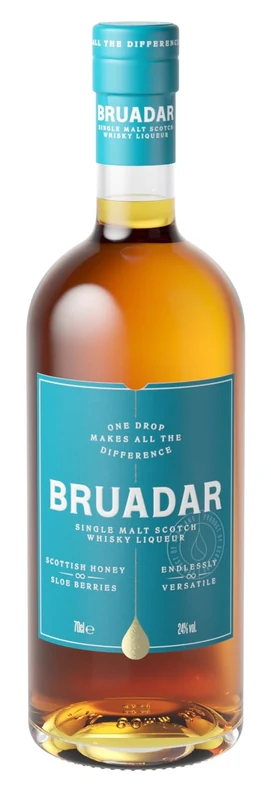 Bruadar Single Malt Scotch Whisky Liqueur | 24% ABV | 70cl | Award-winning Whisky Liqueur | Made With Scottish Honey & Locally Sourced Sloe Berries | Enjoy Neat, Over Ice or in Cocktails