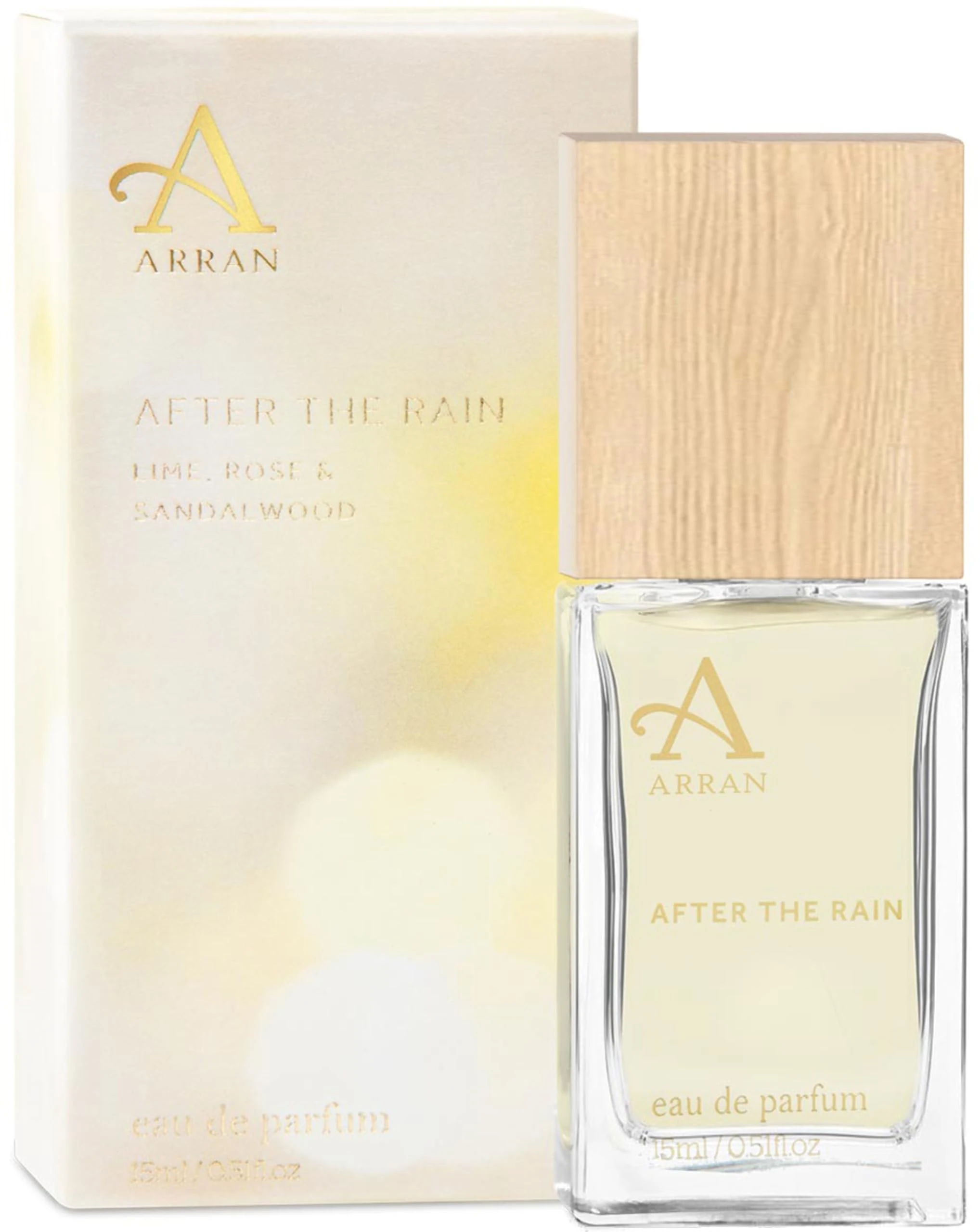 Arran Sense of Scotland After the Rain Eau de Parfum Spray (15ml) with Rose, Musk, Floral Citrus, and Warm Woody Notes