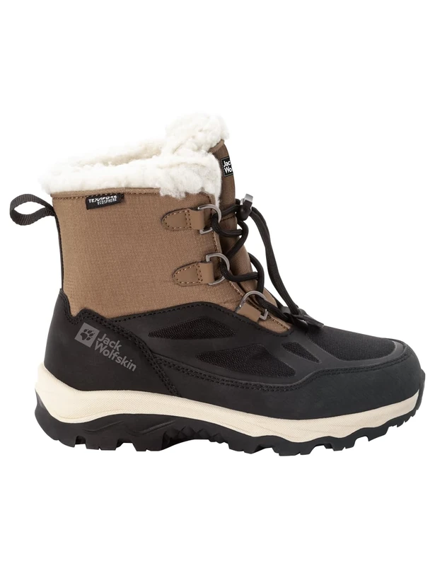 Jack Wolfskin VOJO SHELL XT TEXAPORE MID K, Snow Boot, brown/black,