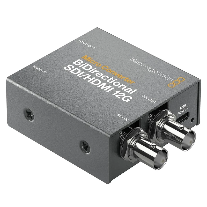 Blackmagic Design Micro SDI to HDMI 12G Bi-Directional Converter with Power Supply