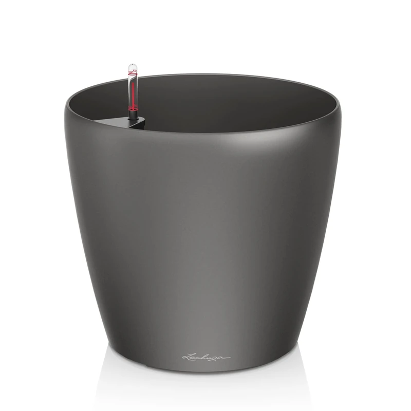 LECHUZA CLASSICO Premium 60 anthracite metallic 14563 - Image 1