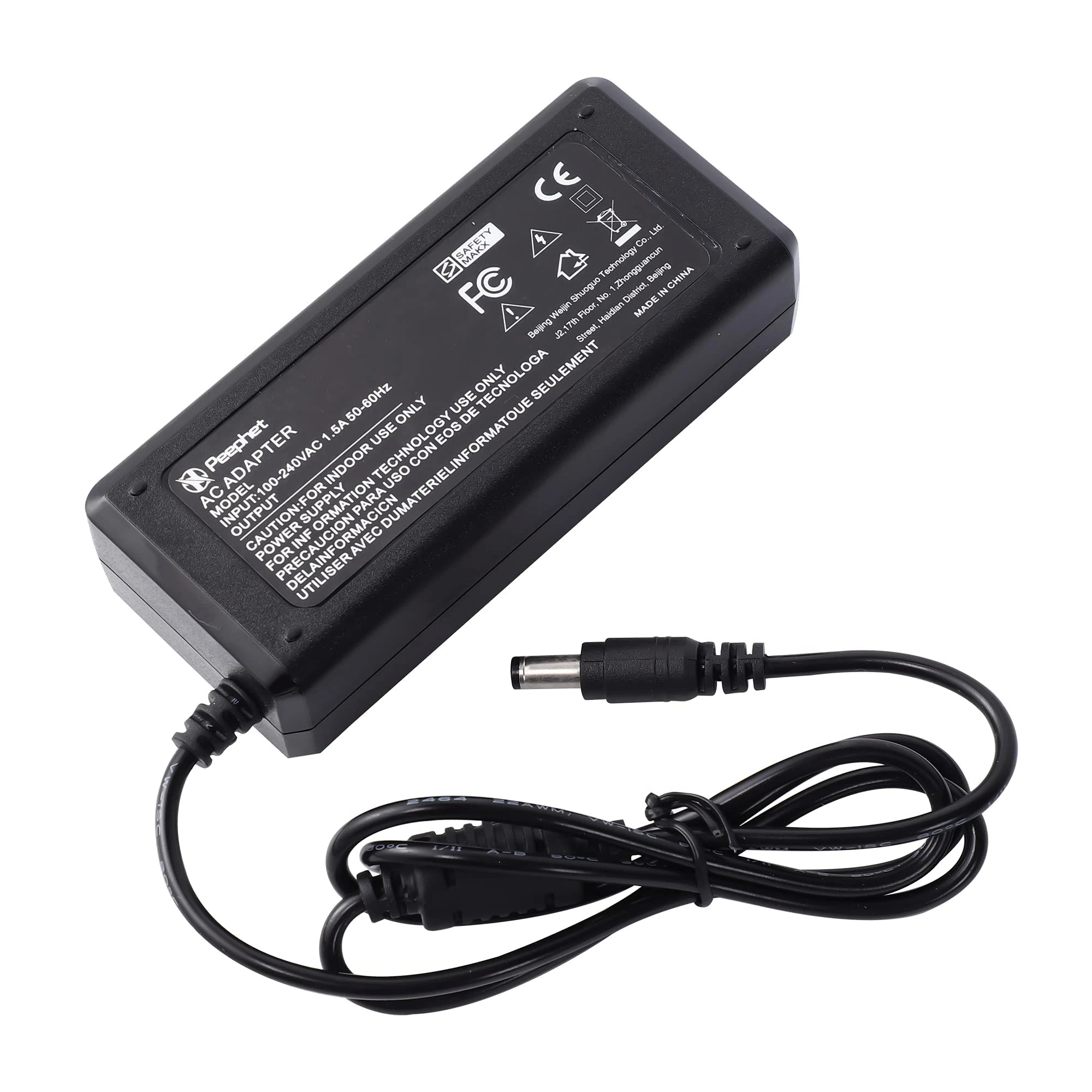 Peephet AC/DC Adapter Replacement Compatible For Akai Professional MPC Live MPCLive, MPC X MPCX Standalone Music Production Center